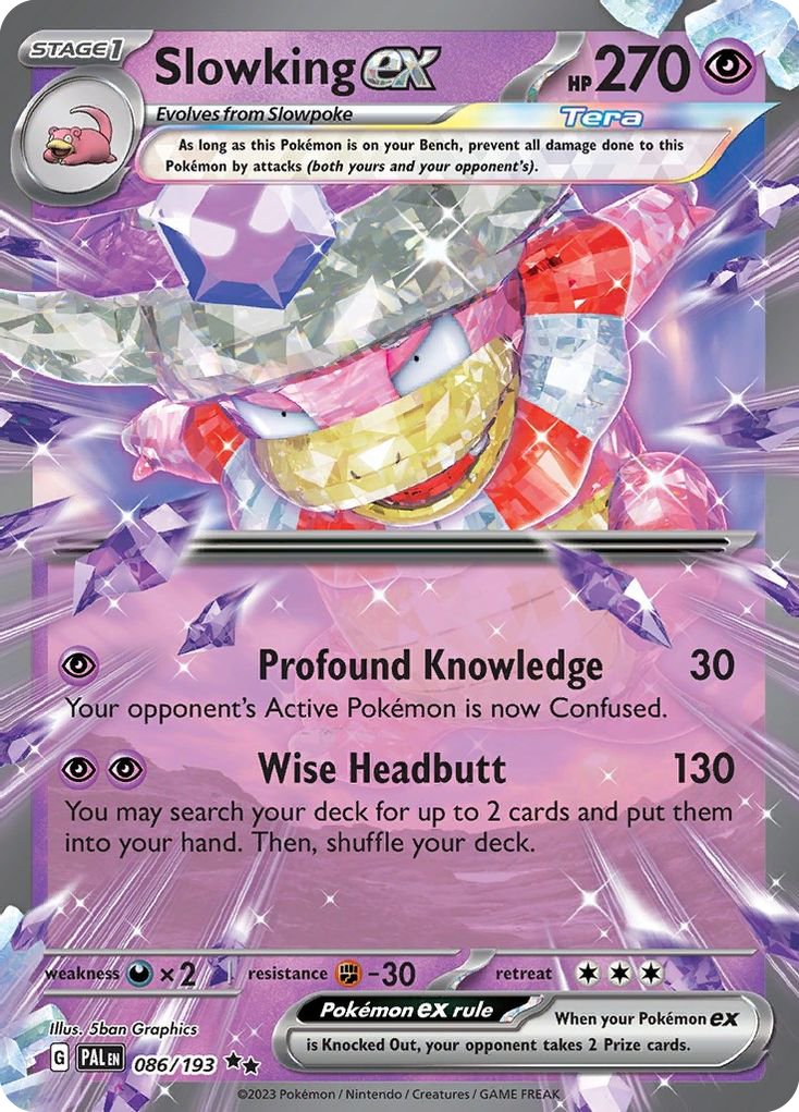 Paldea Evolved Slowking EX #86/193